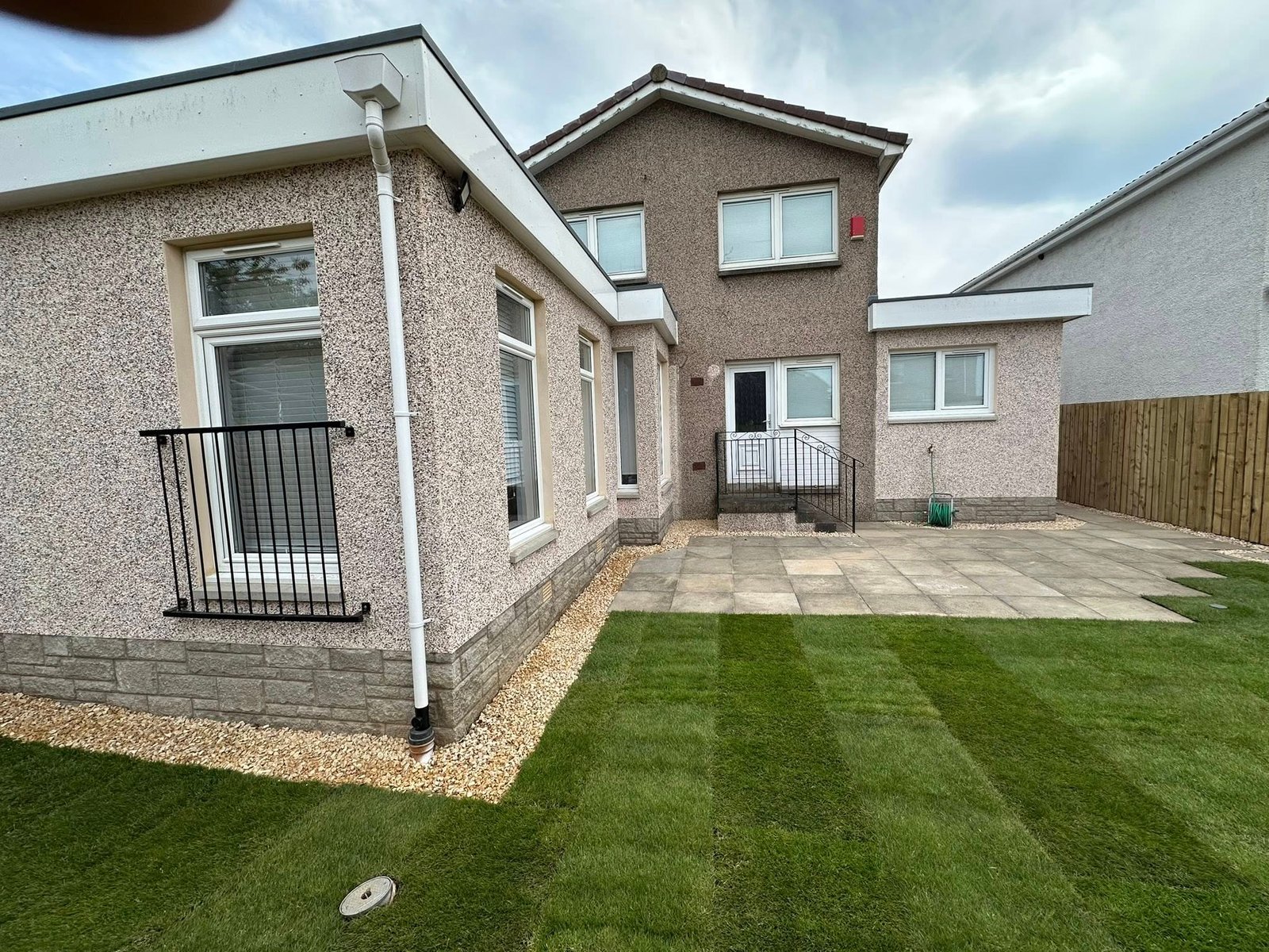 Landscaping work